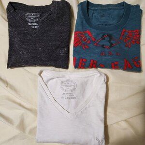 3 PCS American Eagle Outfitters T Shirts Men's 2 Medium1 Small 3 SHIRTS for $18